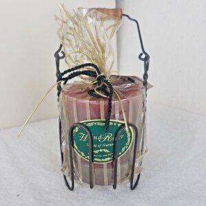 candle wind river scent of nature red wireframed Utah salt lake city home décor